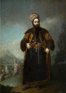 Portret van Murtaza Kuli Khan, 1796 door Vladimir Lukich Borovikovsky