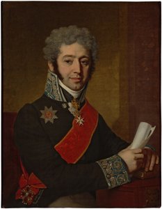 Portret van prins Alexei Alexeyevich Dolgoruky 1775-1834, 1811 door Vladimir Lukich Borovikovsky