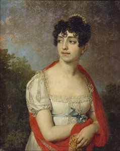 Portret van prinses Maria Fyodorovna Baryatinskaya, 1807 door Vladimir Lukich Borovikovsky