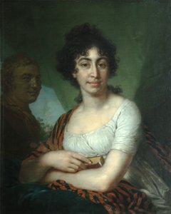 Portret van Varvara Monycharova Arapetova door Vladimir Lukich Borovikovsky