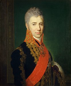 Portret van de kroonstalmeester Sergey Ilyich Mukhanov 1762-1842 door Vladimir Lukich Borovikovsky