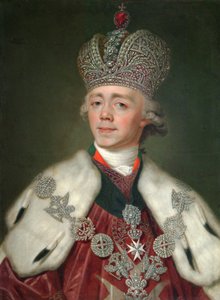 Portret van keizer Paul I van Rusland, 1754-1801, 1799-1800 door Vladimir Lukich Borovikovsky