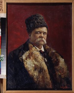 Portret van de schrijver Vladimir Gilyarovsky door Vladimir Nikolayevich Pchelin