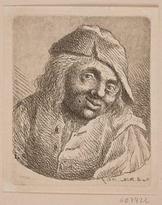 Borstbeeld van een boer