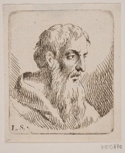 Oude Man met Lang Baard door W.A. Müller