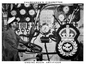 Machinekamer technicus, 1937