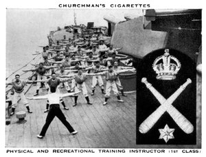 Fysieke & Recreatieve Trainingsinstructeur, 1e klas, 1937 door WA and AC Churchman