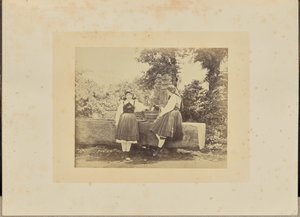 Slovenen van het Gail Thal, in vakantiekostuum, Karinthië door W.D. Howard and F.H. Lloyd