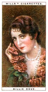 Billie Dove 1903-1997, Amerikaanse actrice, 1928 door WD and HO Wills