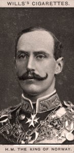 Z.M. De Koning van Noorwegen, 1908 door WD and HO Wills