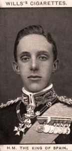 Z.M. de koning van Spanje door WD and HO Wills