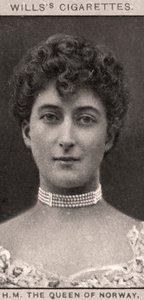 H.M. De Koningin van Noorwegen, 1908 door WD and HO Wills