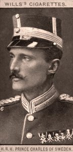 H.K.H. Prins Karel van Zweden, 1908 door WD and HO Wills