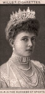 H.K.H. De hertogin van Sparta, 1908
