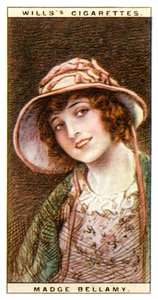 Madge Bellamy 1899-1990, Amerikaanse filmster, 1928 door WD and HO Wills
