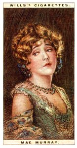 Mae Murray 1889-1965, Amerikaanse actrice, 1928 door WD and HO Wills