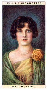 May McAvoy, Amerikaanse actrice door WD and HO Wills