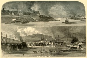 Zuid-Pittsburg en Alleghany City, 1874 door W.H. Morse