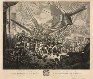 Nelson aan boord van de 