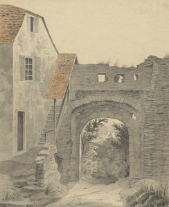 Ingang naar Schloss Epstein, 1852