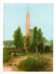 Obelisk bij Heliopolis, Egypte
