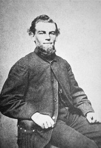 Kapitein Benjamin Briggs (zw/w foto) door John Ward Dunsmore