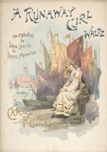 Ontwerp voor muziekcover: A Runaway Girl Waltz