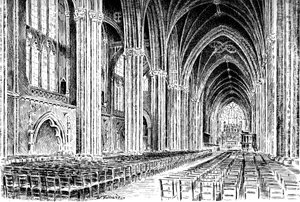 Interieur van de kathedraal van Bristol