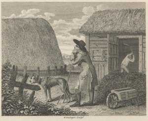 De gersthoop en de mesthoop door W. Grainger