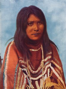 Een Sarcee Indiaanse vrouw, 1912