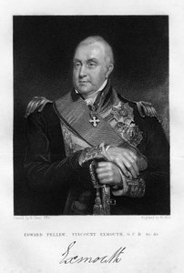 Admiraal Edward Pellew 1757-1833, 1e Burggraaf Exmouth, 1837