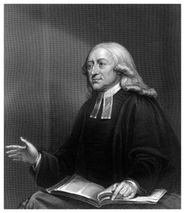 John Wesley, 18e-eeuwse Engelse non-conformistische prediker door W. Holl