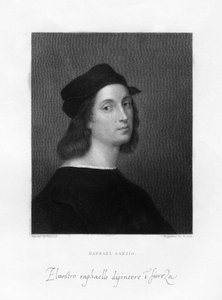 Raphael, Florentijnse meester schilder, 1834 door W. Holl