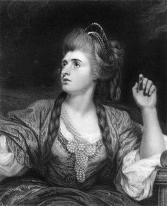 Sarah Siddons, Engelse tragische actrice, 1836 door W. Holl