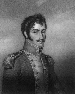 Simon Bolivar, 19e-eeuwse Zuid-Amerikaanse revolutionair, 1836