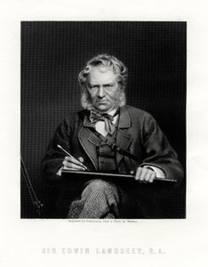 Sir Edwin Henry Landseer 1802-1873, Britse schilder, 19e eeuw door W. Holl