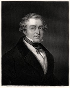 Sir Robert Peel, Britse premier, 19e eeuw door W. Holl