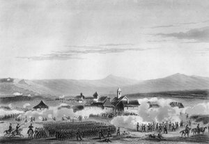 De slag bij Citate, tijdens de Krimoorlog, 1854 1857 door W. Hulland