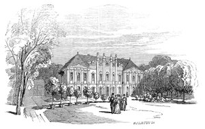 Paleis van Tenneburg - uit de tekening van Zijne Koninklijke Hoogheid Prins Albert door W. J. Linton