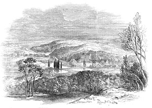 Reinhardtsbrunn, Gotha - uit de tekening van Zijne Koninklijke Hoogheid Prins Albert door W. J. Linton