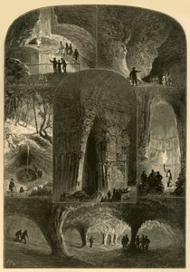 Scènes in Mammoth Cave, 1874