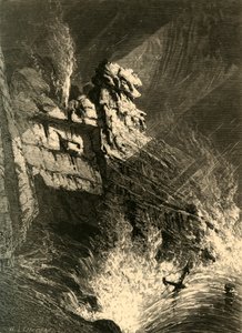 De Spuitende Hoorn in een Storm, 1872 door W. J. Linton