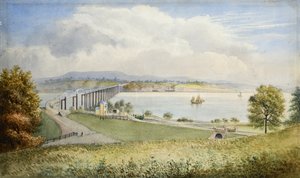 Severn-spoorbrug door W. Key