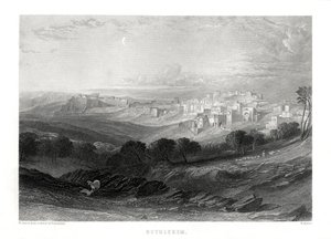 Bethlehem, Palestina, 19e eeuw door W. Miller