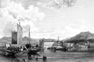Isola Bella, Lago Maggiore, Italië, 19e eeuw door W. Miller