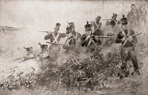 De Slag bij Tippecanoe, uit The History of Our Country, gepubliceerd 1905