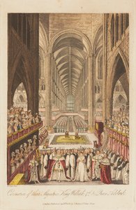 De kroning van koning Willem IV en koningin Adelaide