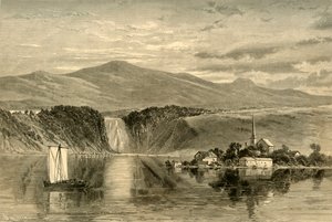 Watervallen van Montmorency, 1874 door W. Roberts