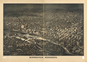 Minneapolis, Minnesota door W. V.; Monasch Herancourt
