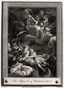 Het Schipbreuk van Telemachus, 1777 door W. Walker